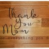 Wood Cutting Board - Mom Layout